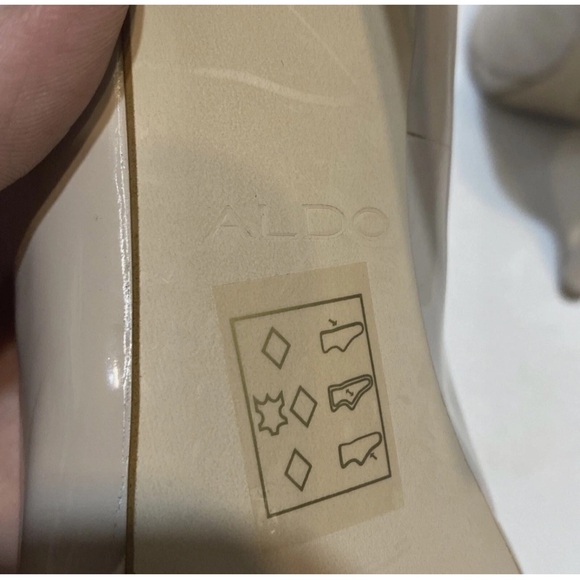 Aldo Nude Pumps Heels Stiletto Shoes Women’s Size 6.5 Dress Shoes - Picture 9 of 13